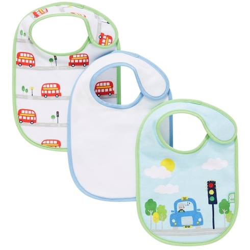 Mothercare on the road bibs multicolor pack of 3