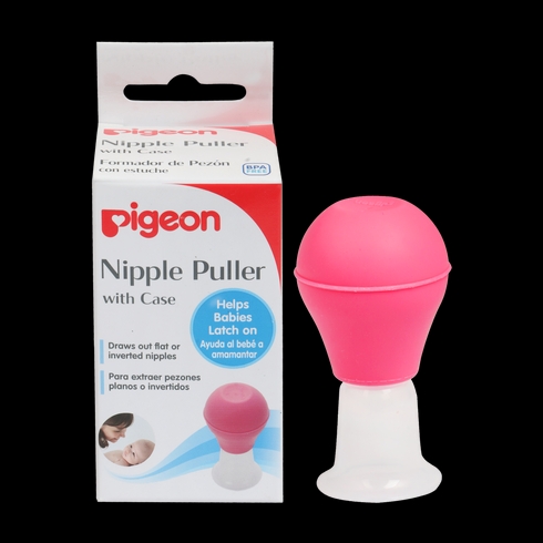 Pigeon nipple puller with case white & red