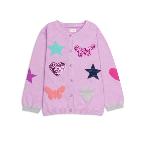 H By Hamleys Girls Full Sleeves Sweatshirts -Pack Of 1-Pink