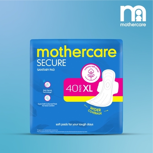 Mothercare Secure Sanpads - Xl - 40 Units