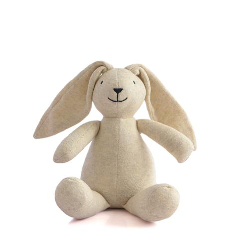 Knitted Soft Toy Rabbit Natural