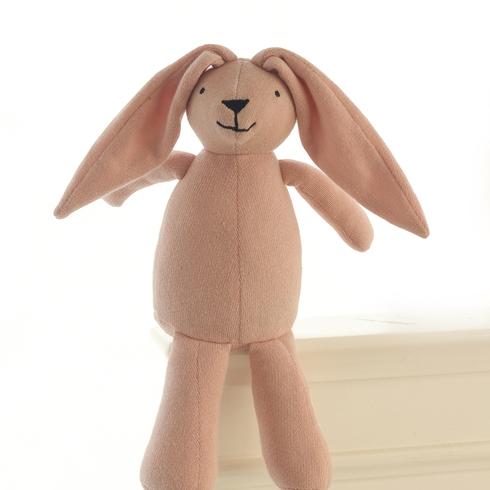 Knitted Soft Toy Rabbit Pink