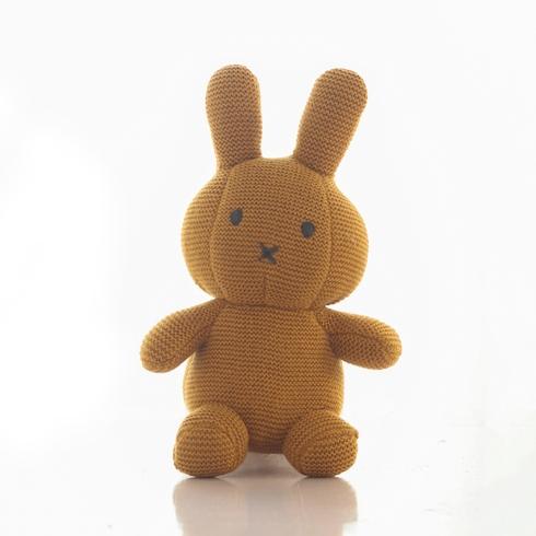 Knitted Soft Toy Coco Bunny Mustard