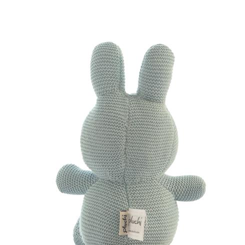 Knitted Soft Toy Peter Bunny Blue