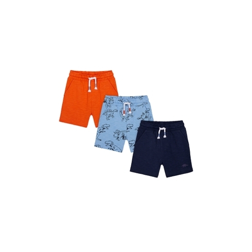 Boys Knitted Shorts Dino Print - Multicolor