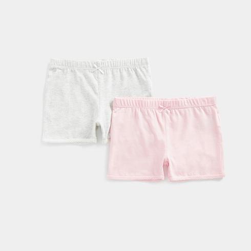 Mothercare Girls Brief -Pack of 2-Grey