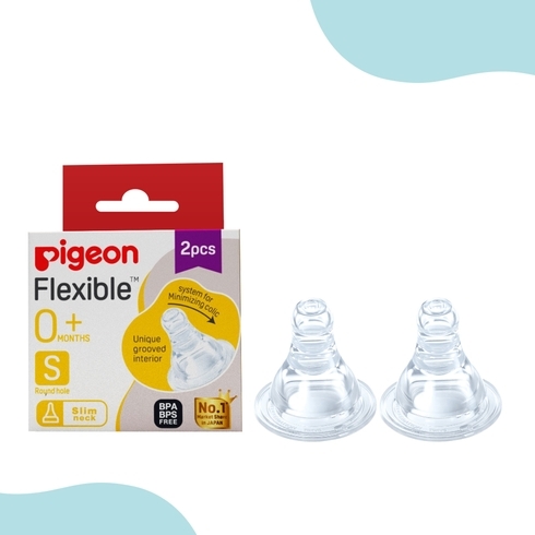 Pigeon Peristaltic Nipples Small Pack Of 2