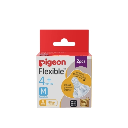 Pigeon Peristaltic Nipples Medium Pack Of 2