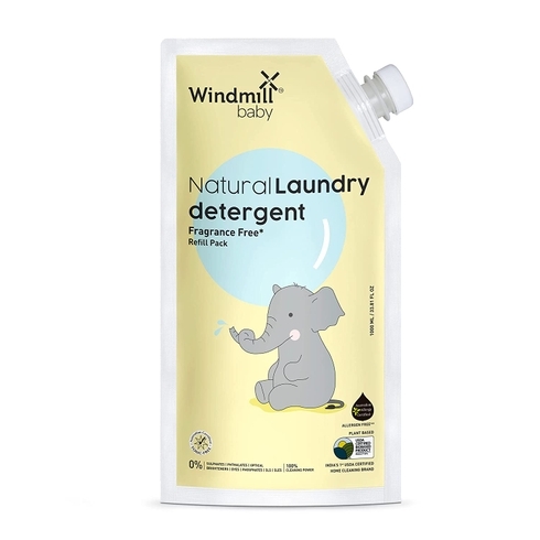 Windmill baby Natural Plant Based Laundry Detergent Liquid Refill Pack 1l