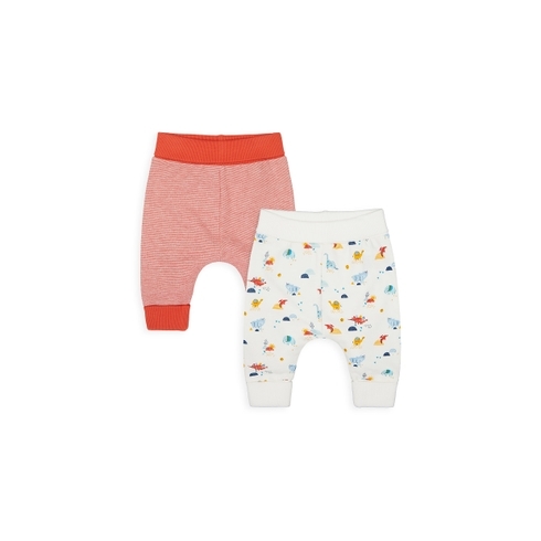 Boys Joggers Dino Print - Pack Of 2 - Multicolor