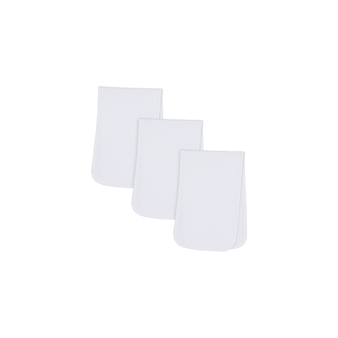 Mothercare Reversible Burp Cloths White Pack Of 3