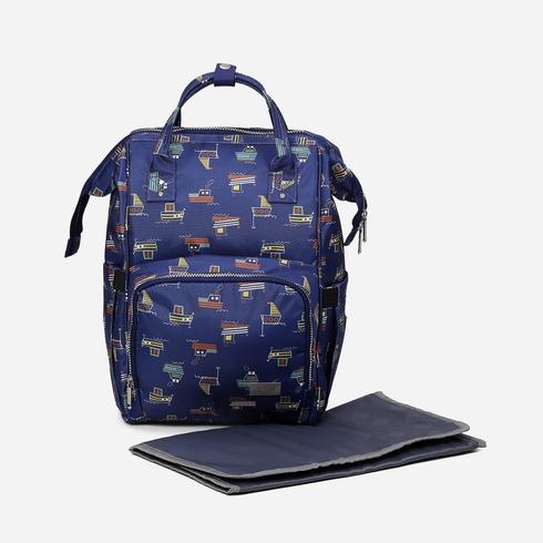 Mothercare Sailor Diaper Bag With Built-in Handy Changing Mat - Blue