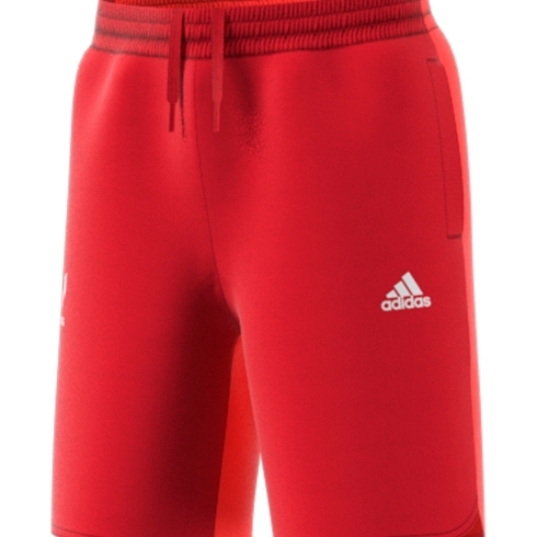 Adidas Kids - Shorts Unisex Printed-Pack Of 1-Red