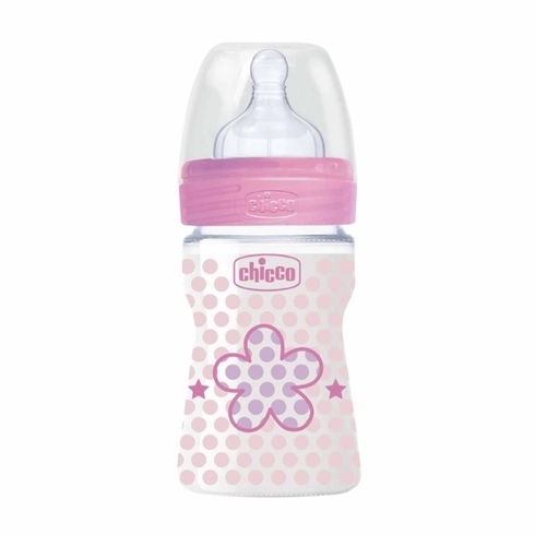 Chicco Baby Feeding Bottle Pink Pack Of 1 150Ml