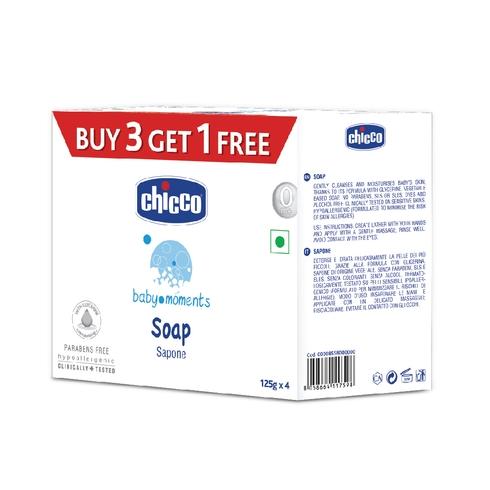 Chicco Baby Moments Soap Pack Of 4