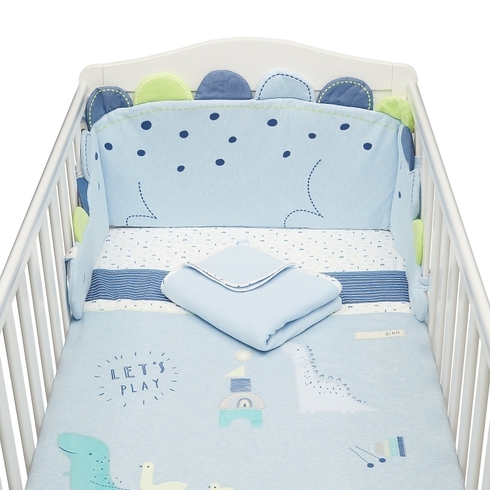 Mothercare sleepysaurus bed in a bag blue