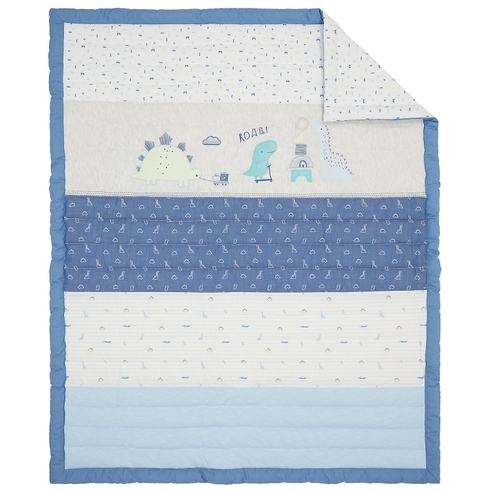 Mothercare sleepysaurus baby quilts & comforters blue