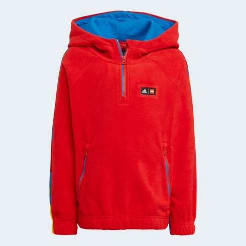 Adidas Kids Full Sleeves Sweatshirts Unisex Printed-Pack Of 1-Red