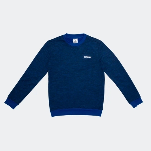 Adidas Kids Full Sleeves Sweatshirts Female Printed-Pack Of 1-Blue