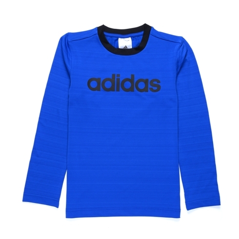 Adidas Kids Half Sleeves T-Shirts Male Printed-Pack Of 1-Blue