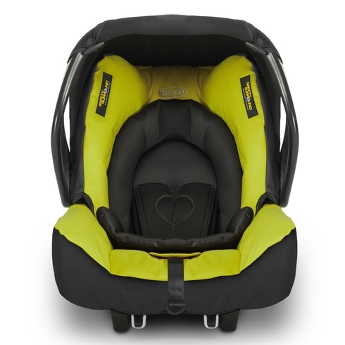 Graco evo snugsafe baby car seat lime