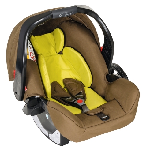 Graco junior baby zigzag baby car seat lime