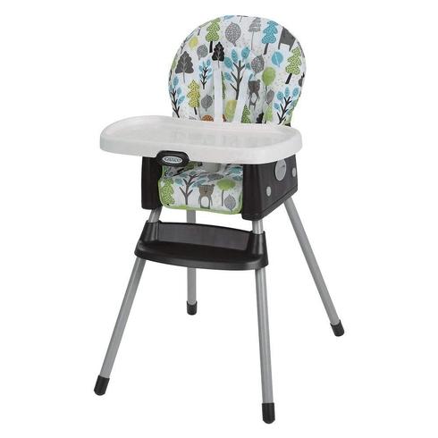 Graco Simple Switch Bear Trail Baby High Chair Grey