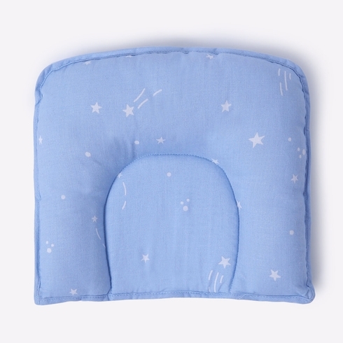 Mila Baby Stars Baby Pillow Blue