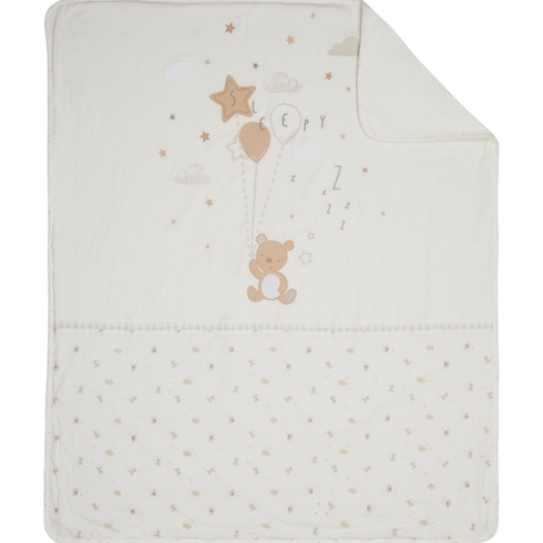 Mothercare Little & Loved Coverlet Blanket Cream