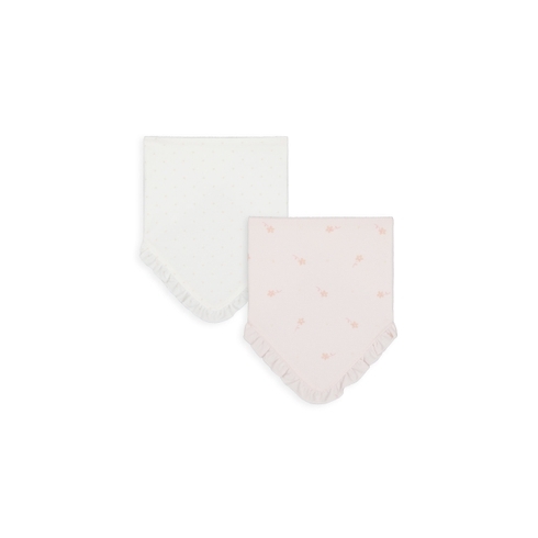 Mothercare Pretty Floral Dribbler Bibs Pink Pack Of 2 