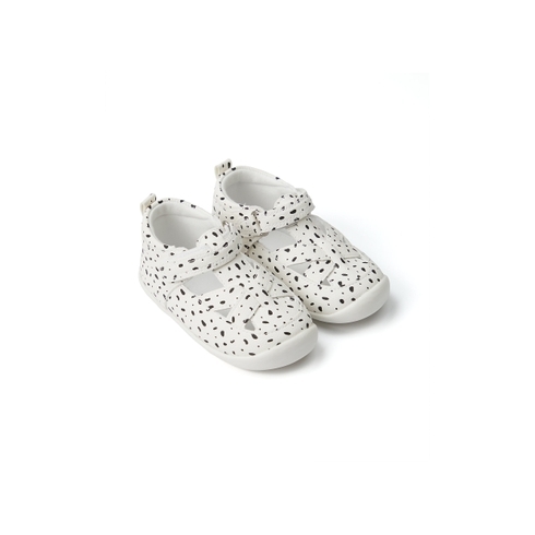 Girls Sandals Spot Print - White