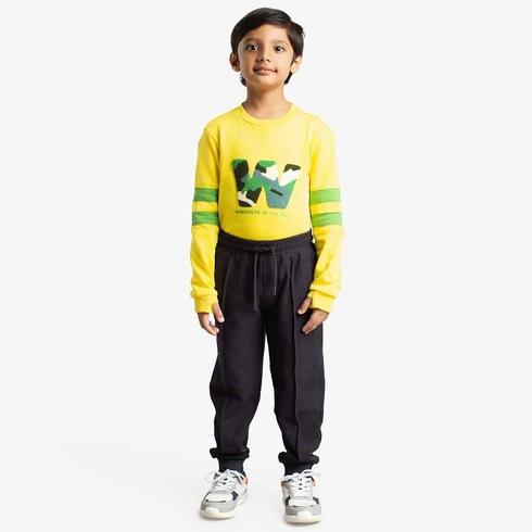 Ed-A-Mamma Boys Knit Jogger - Navy