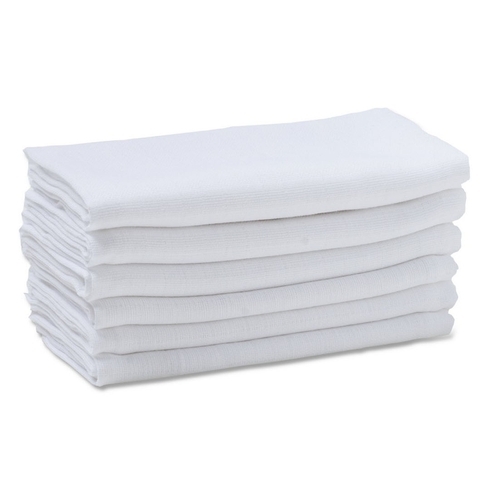 Mothercare baby muslins white pack of 6