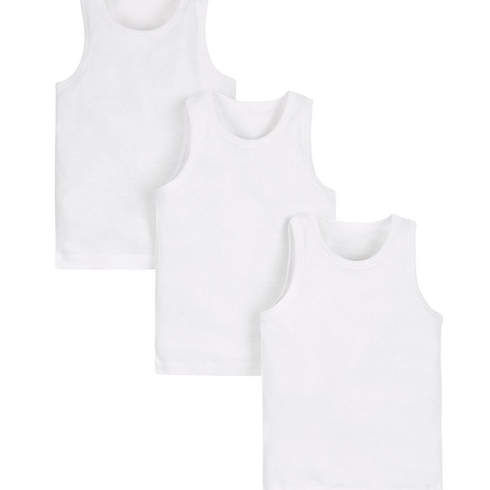 White Vests - 3 Pack