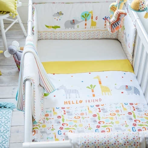 Cot bumper sales set mothercare