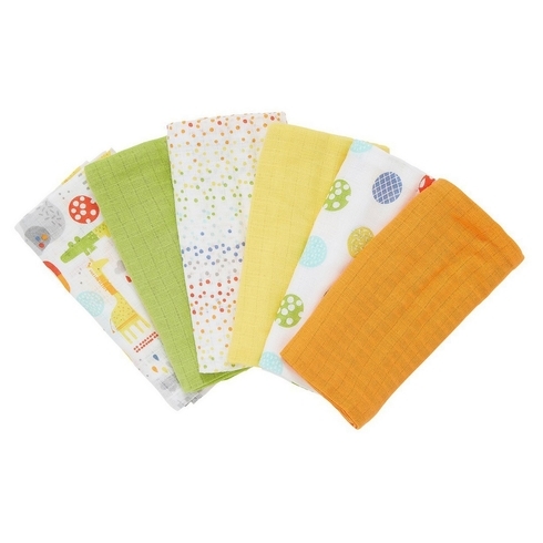 Mothercare hello friends baby muslins pack of 6