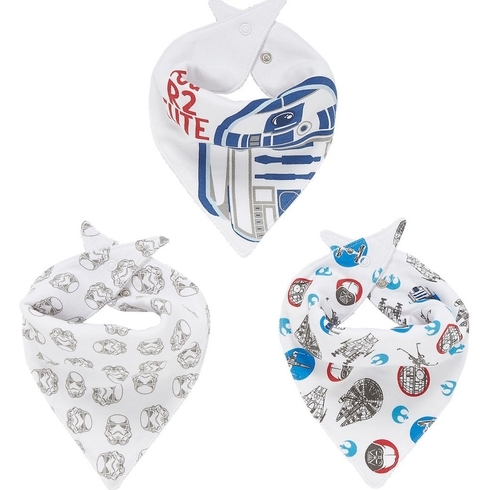 Mothercare star wars baby bibs multicolor pack of 3