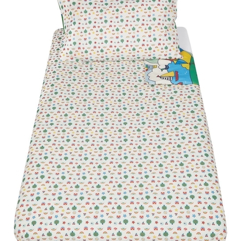 Mothercare Little Bird Cot Bed Duvet Set Multicolor