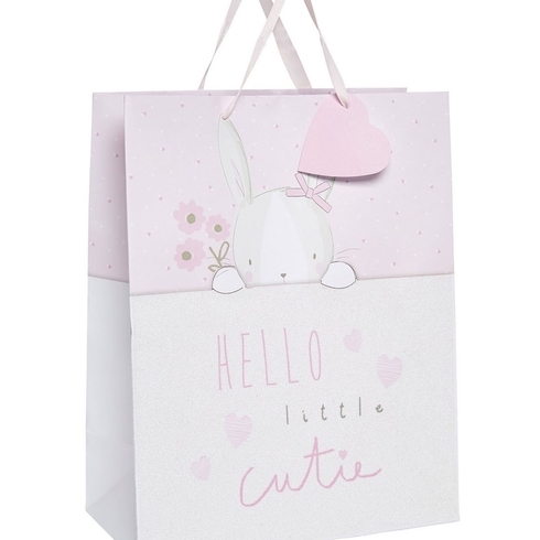 Mothercare my first little bunny gift bag pink