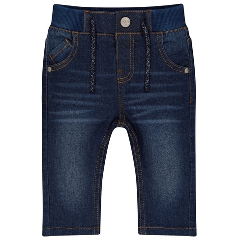 Boys Jeans Washed With Ribwaist - Blue
