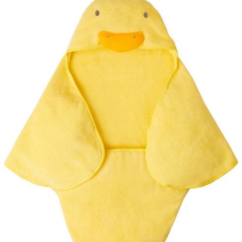 Mothercare Duck Swaddle Baby Towel Yellow