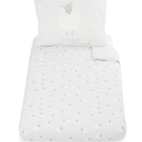 Mothercare Sheep Cot Bed Duvet Set White
