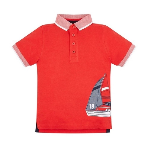 Red Sailboat Polo Shirt