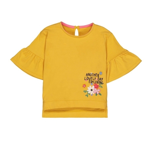 Mustard Flute Sleeve T-Shirt