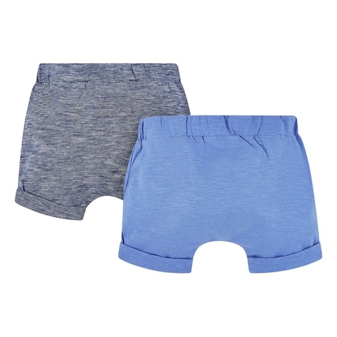 Boys Shorts Striped - Pack Of 2 - Blue Navy