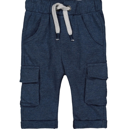 Boys Jogger Roll Up With Patch Pocket - Navy
