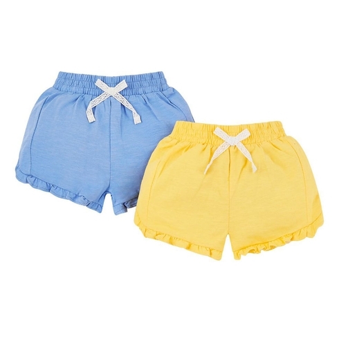 Yellow And Blue Shorts - 2 Pack