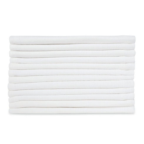 Mothercare Muslins White Pack Of 12