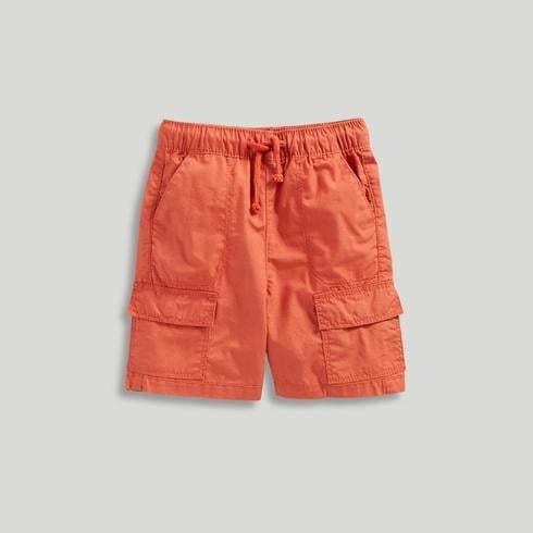 Mothercare Boys Technicolour Everley 100% Cotton Cargo Shorts-Red