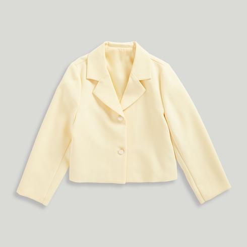 Mothercare Junior Girls Occasionwear Blazer-Yellow